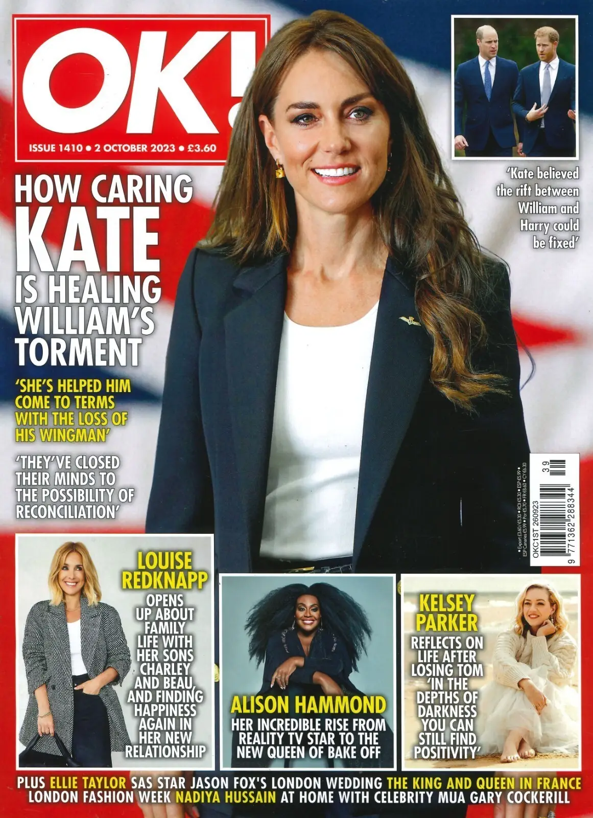 OK! Magazine, King Charles in France, Princess Kate, Prince William, 2.10.23