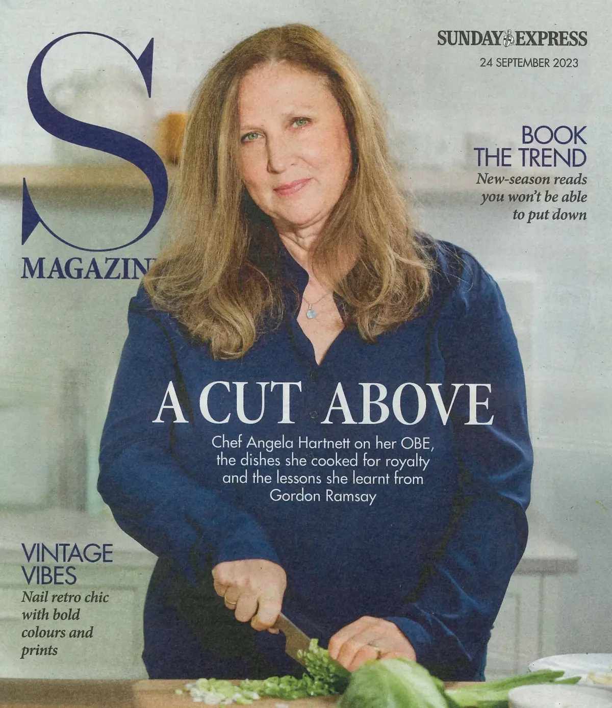 Sunday Express Magazine, Angela Hartnett, Alex Jones, Mindy Hammond, 24.9.23