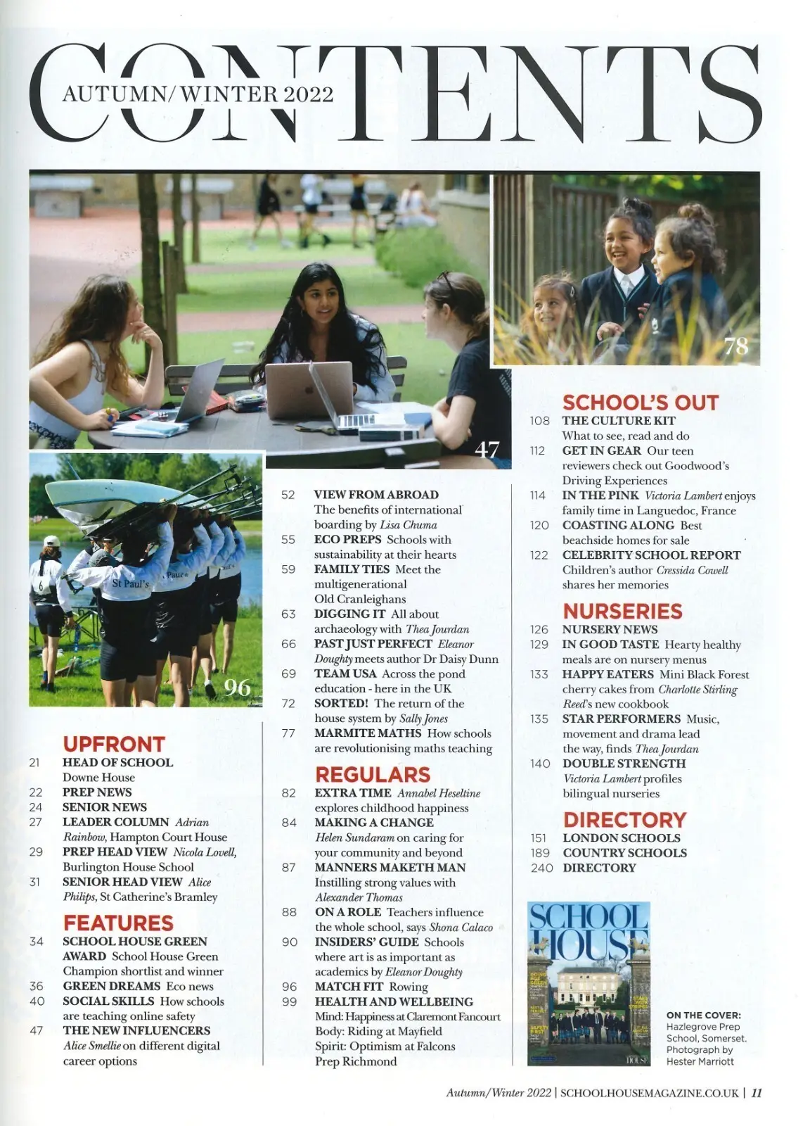 School House Magazine US Schools in Britain, Future Careers, Social Skills, 2022 - image 2 | Free standard UK delivery included | Discount Quality Products