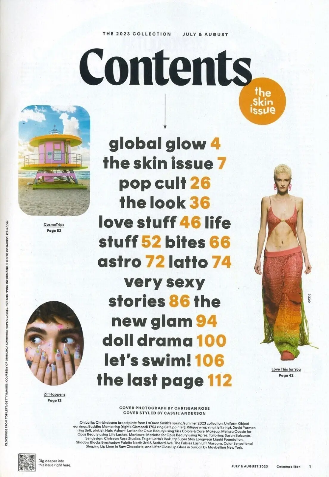 Cosmopolitan USA Magazine, Latto, John Boyega, Barbie, Fashion, July/Aug 2023 - image 2 | Free standard UK delivery included | Discount Quality Products
