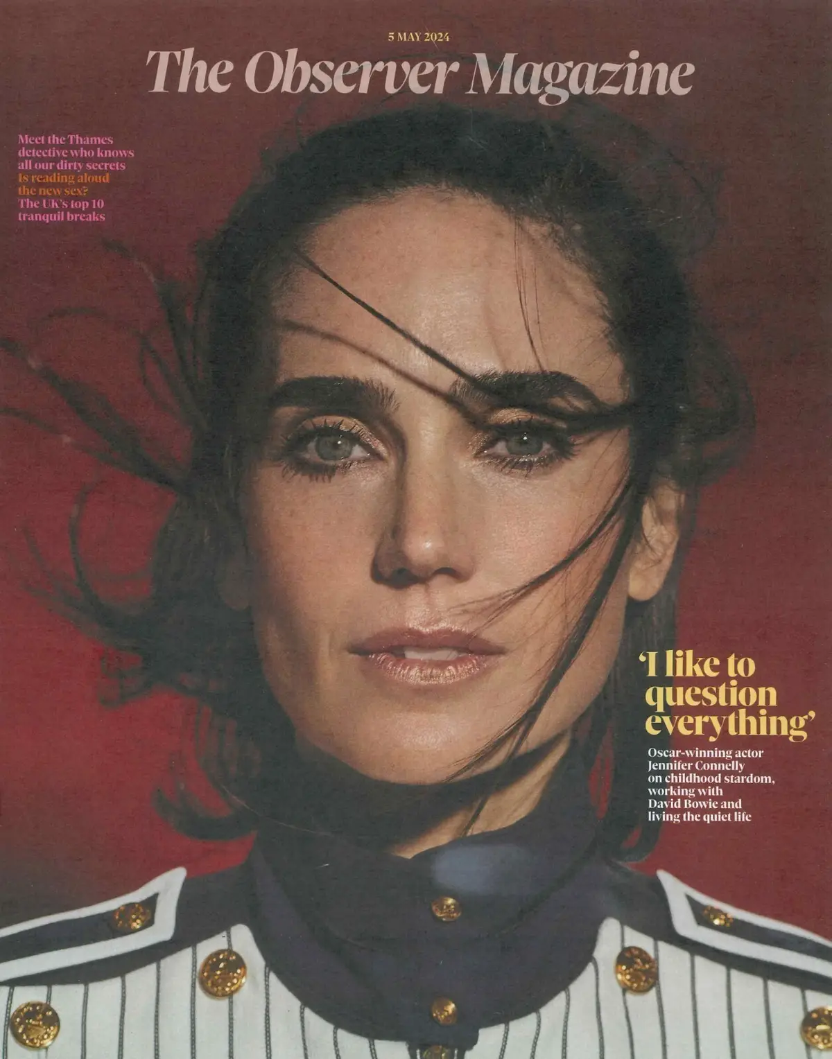 Observer Magazine: Jennifer Connelly, Adele Roberts, Lou Sanders, Fashion 5.5.24