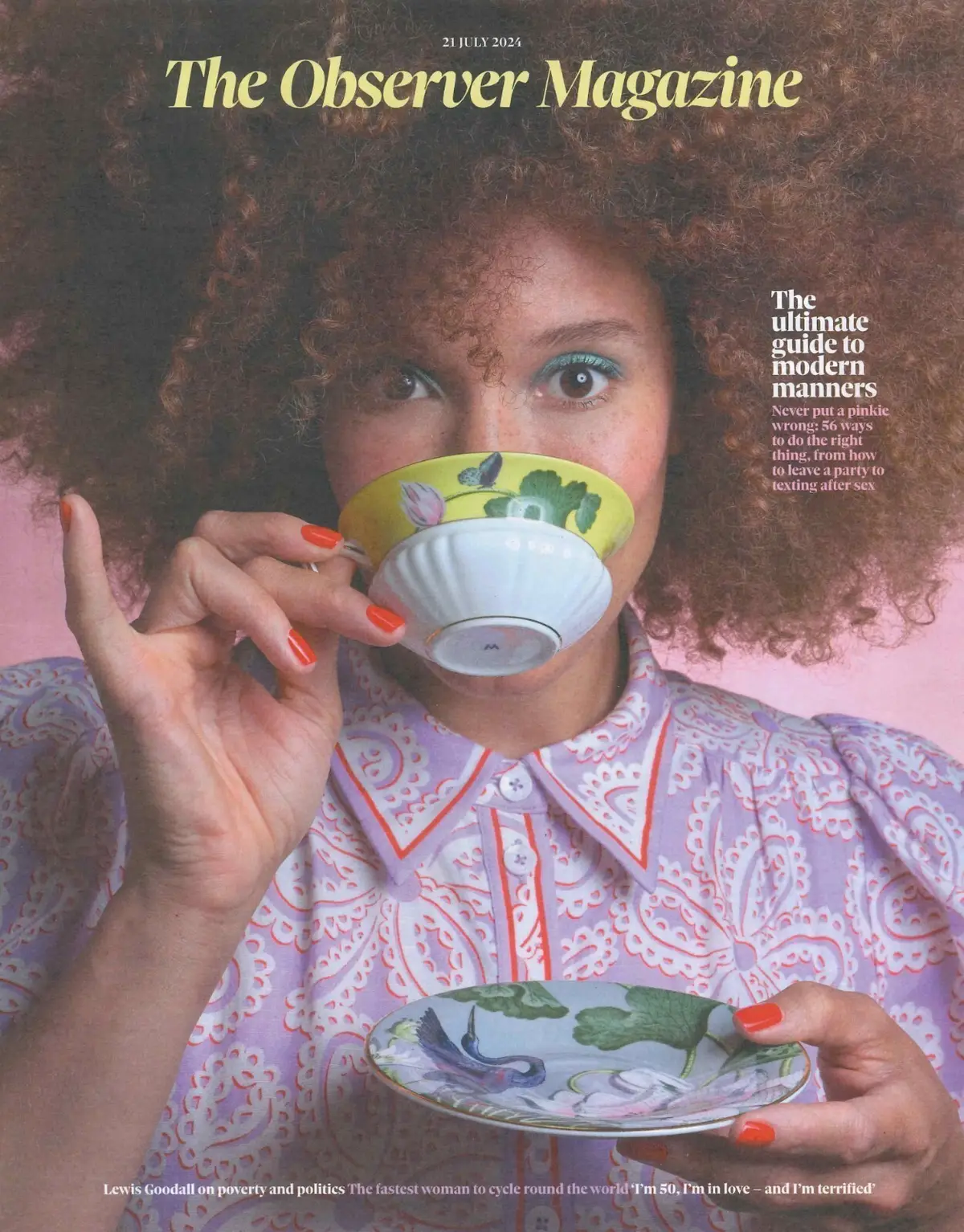 Observer Magazine: Penelope Wilton, Donna Air, Nigel Slater, Fashion, 21.7.24