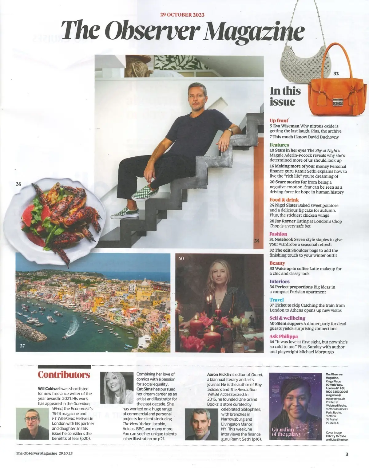 Observer Magazine: Maggie Aderin-Pocock, David Duchovny, Morpurgo, 29.10.23 - image 2 | Free standard UK delivery included | Discount Quality Products