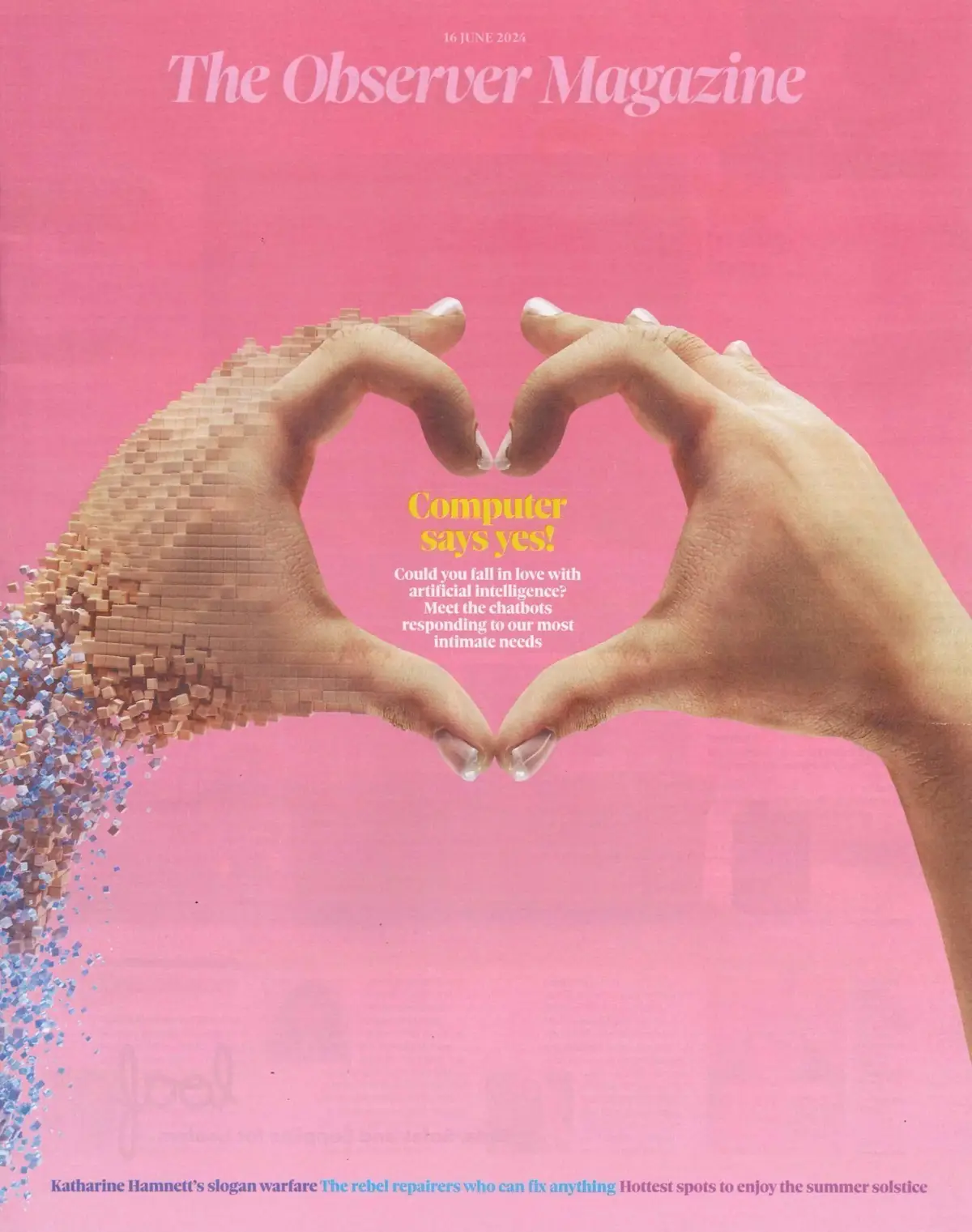Observer Magazine: Ash Atalla, Fearne Cotton, Nigel Slater, Fashion, 16.6.24