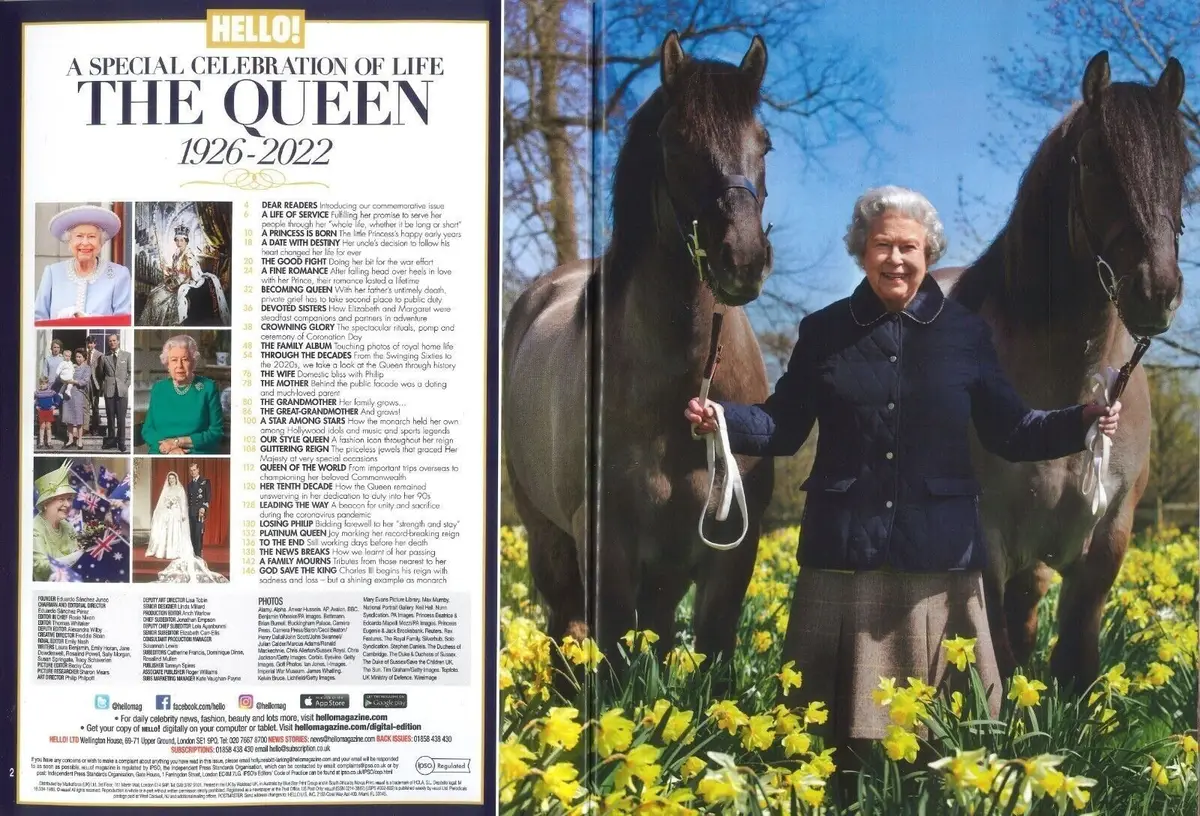 HELLO! Magazine Special Collectors Edition, Queen Elizabeth II Tribute 1926-2022 - image 2 | Free standard UK delivery included | Discount Quality Products