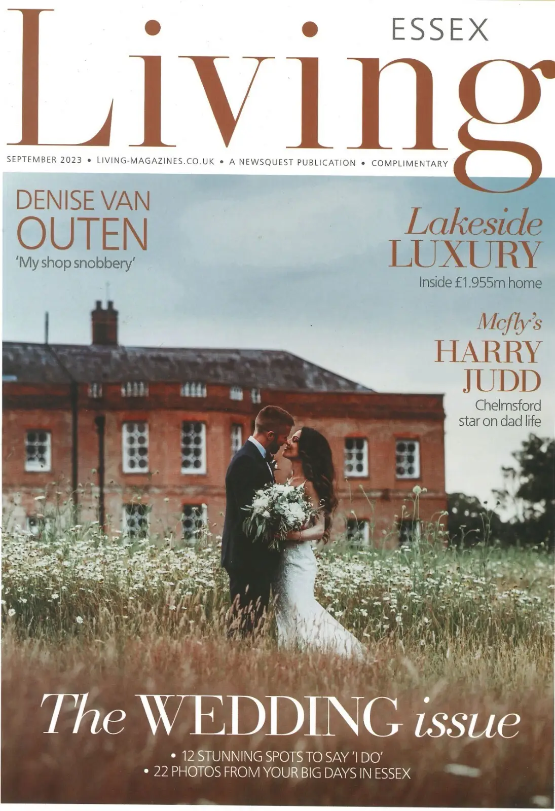 Essex Living Magazine Home, Garden, Wedding Issue, Luxury, Harry J. Sept 2023