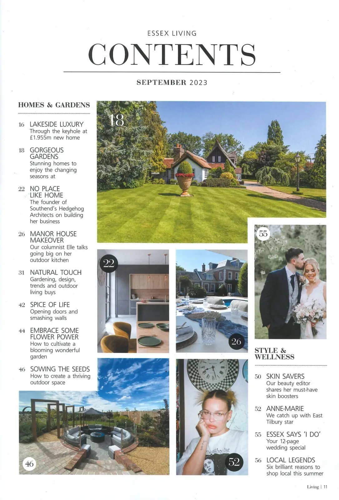 Essex Living Magazine Home, Garden, Wedding Issue, Luxury, Harry J. Sept 2023 - image 2 | Free standard UK delivery included | Discount Quality Products