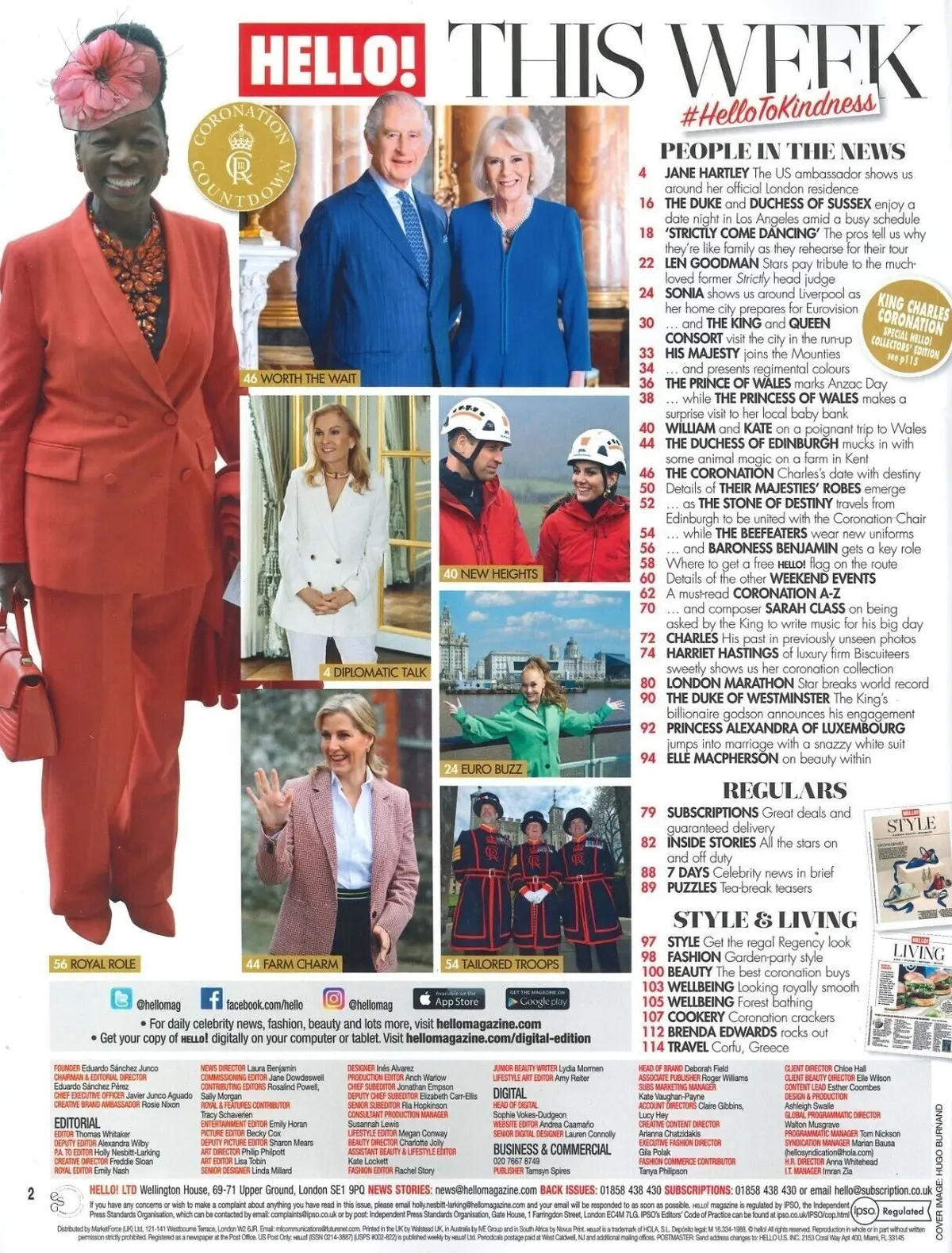 HELLO! Magazine, King Charles Coronation, Queen Camilla, Kate Middleton, 8.5.23 - image 2 | Free standard UK delivery included | Discount Quality Products