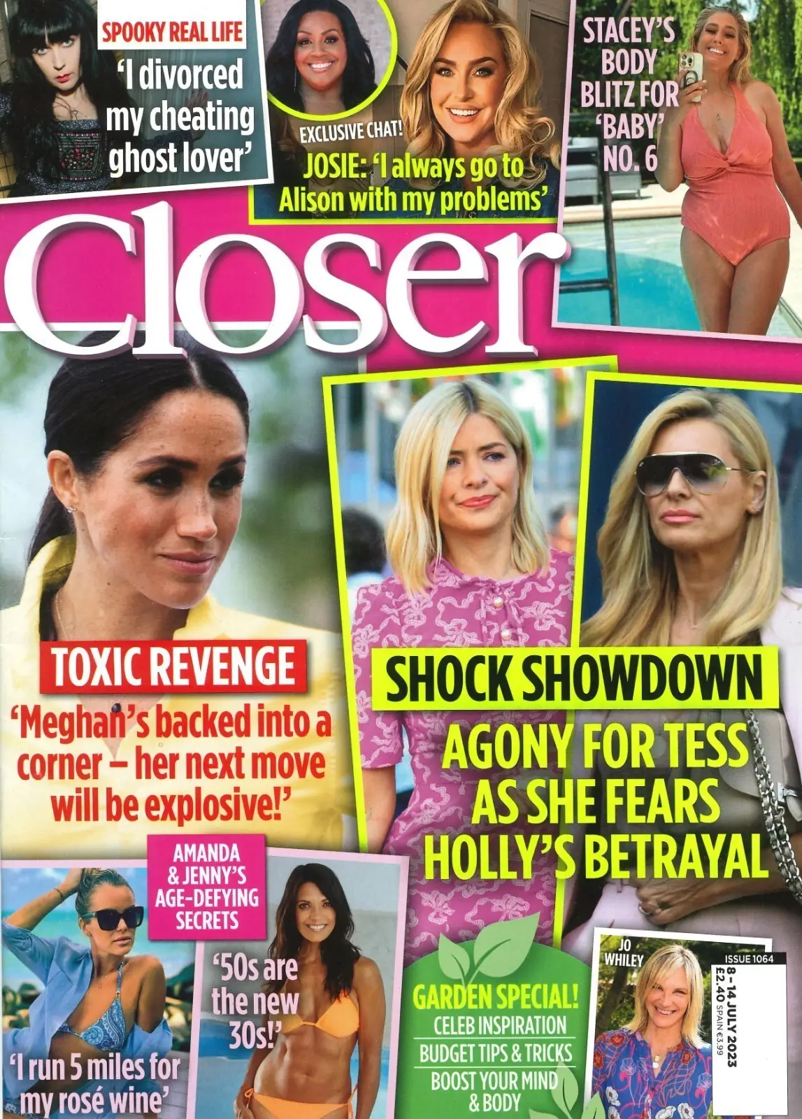 Closer Magazine, Meghan Markle, Stacey Solomon, Willoughby, A.Holden, 8.7.23