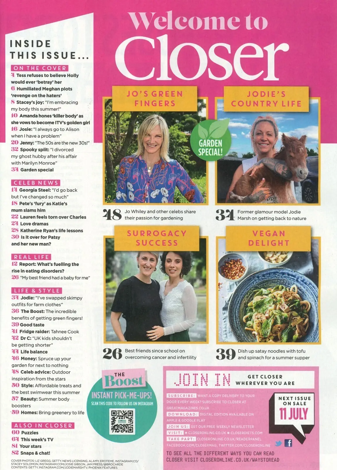 Closer Magazine, Meghan Markle, Stacey Solomon, Willoughby, A.Holden, 8.7.23 - image 2 | Free standard UK delivery included | Discount Quality Products
