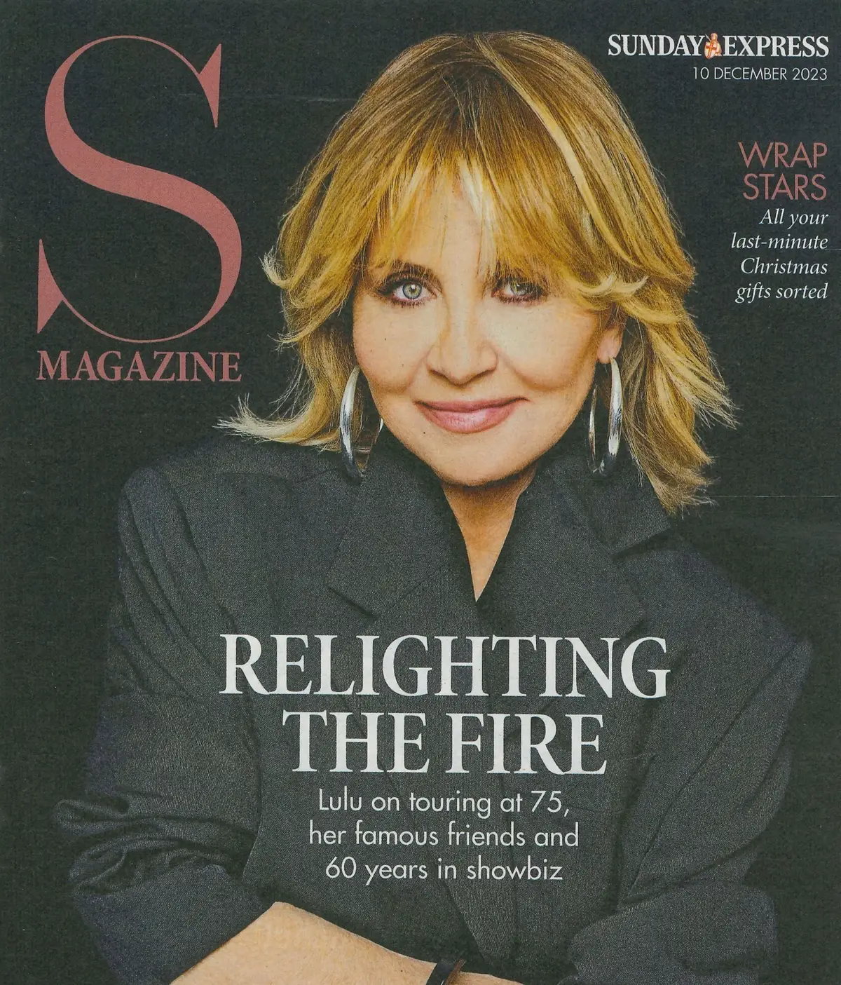 Sunday Express Magazine: Lulu, Mindy Hammond, A. Titchmarsh, Christmas, 10.12.23