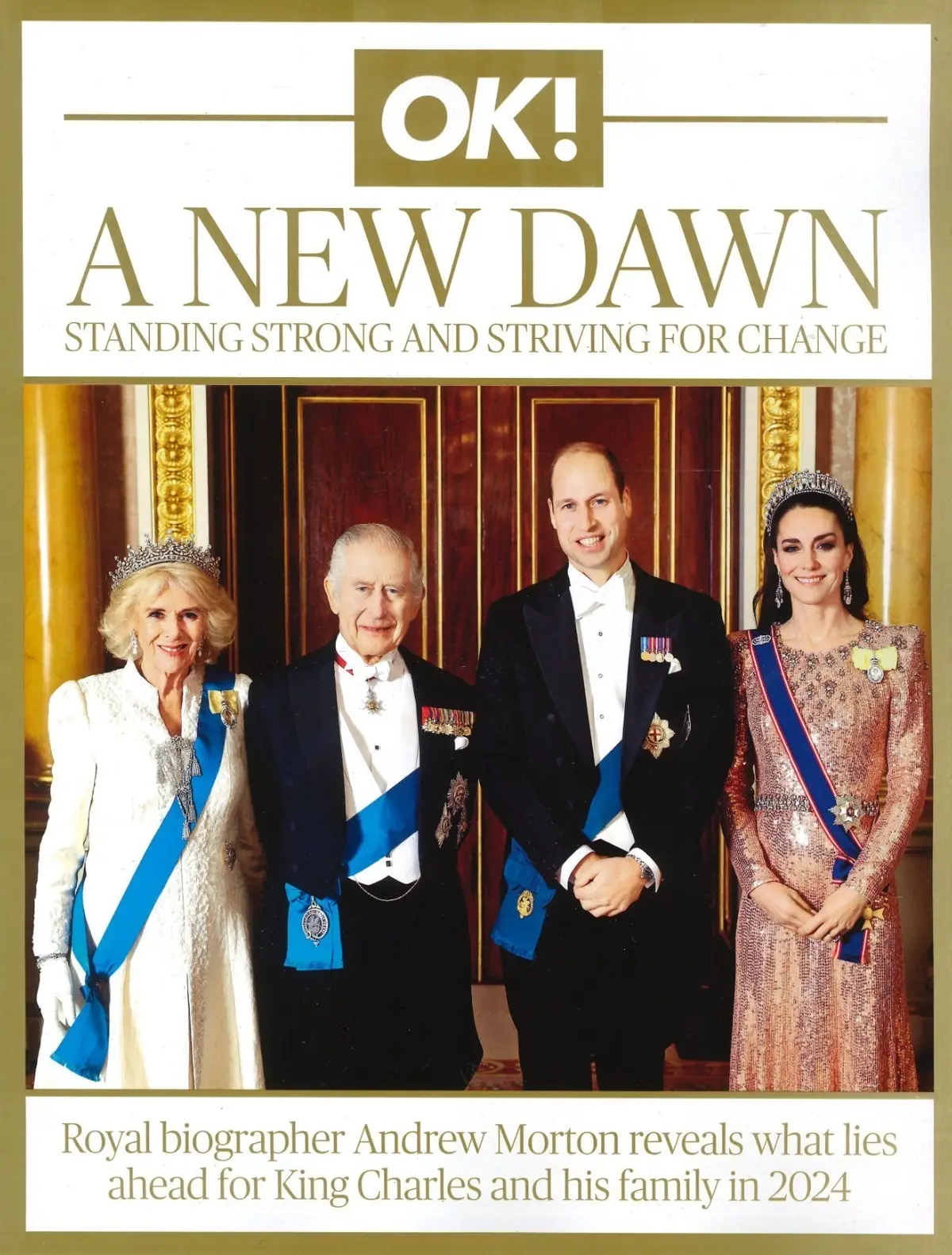 OK! Magazine, New Dawn, King Charles, Queen Camilla, Kate, Royal Family, 2023