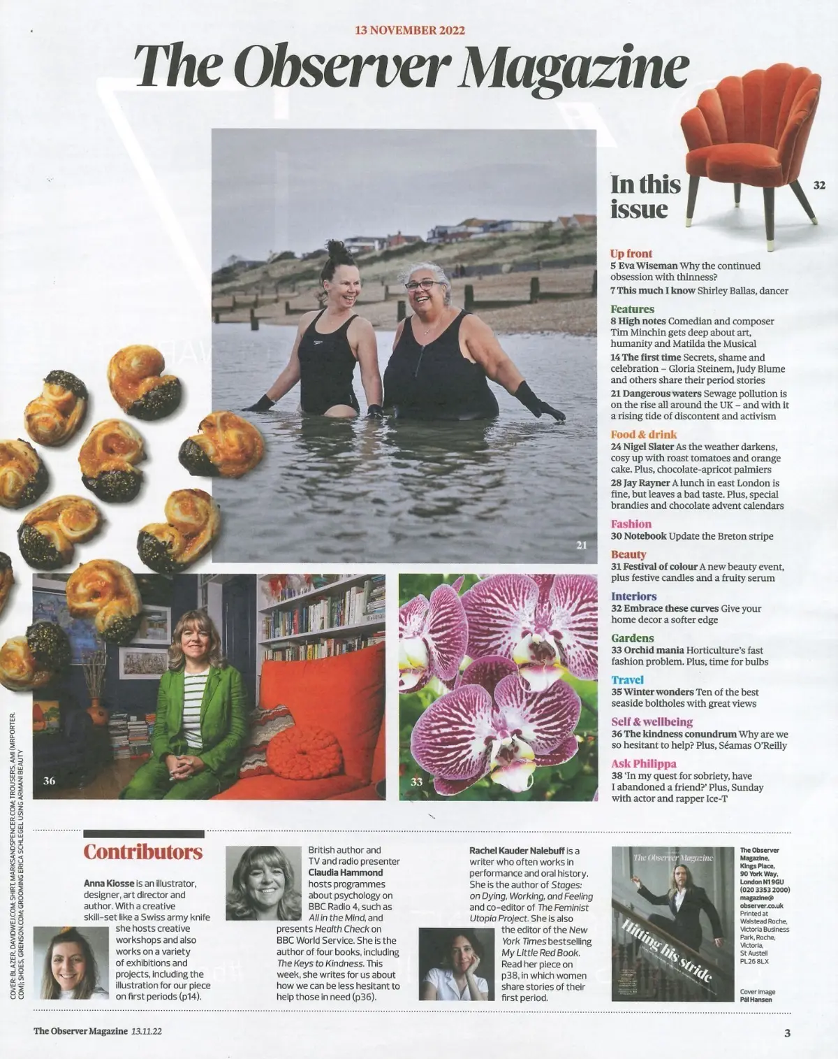 Observer Magazine: Tim Minchin, Shirley Ballas, Ice-T, Nigel Slater, 13.11.22 - image 2 | Free standard UK delivery included | Discount Quality Products