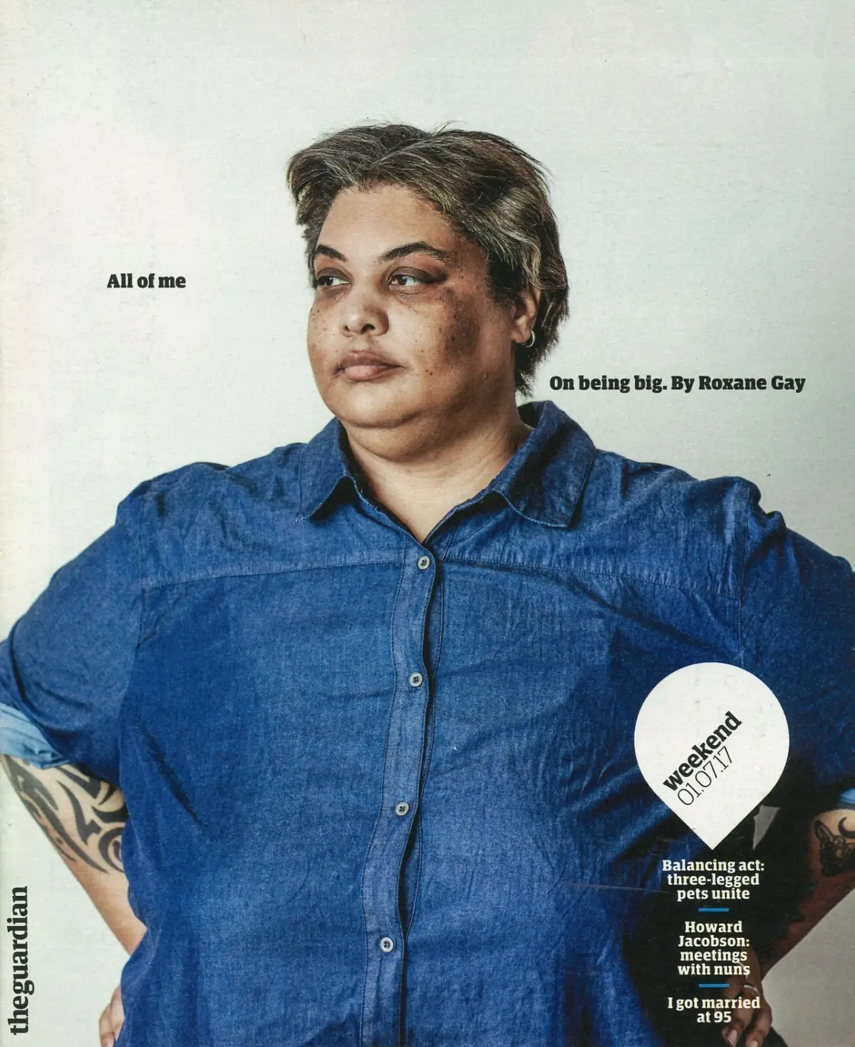 Guardian Weekend Magazine: Roxane Gay, Andy Serkis, Stephen Collins, 1.7.17