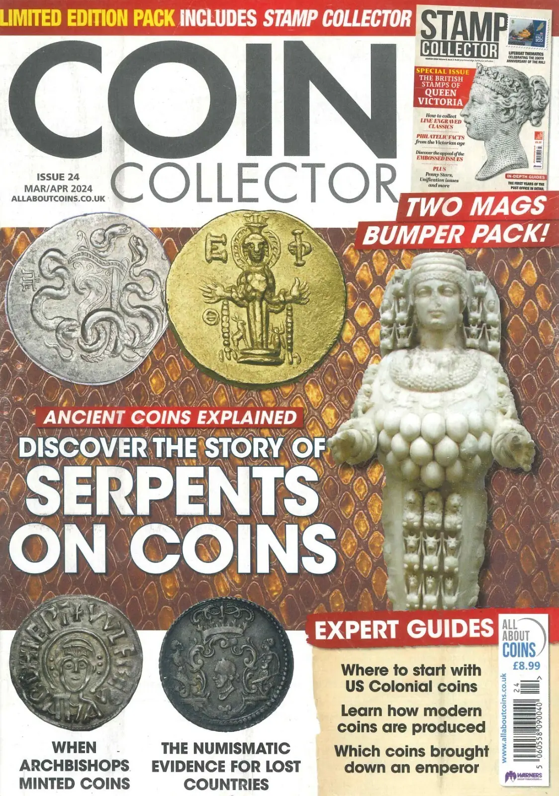 Coin Collector Magazine: Limited Edition Pack, Stamp Collector, Mar/Apr 2024