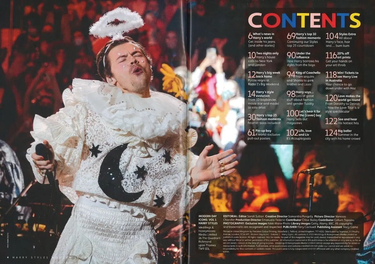 Harry Styles Magazine, Modern Day Icons Vol.1, Love On Tour, 1D, Solo, 2022 - image 2 | Free standard UK delivery included | Discount Quality Products