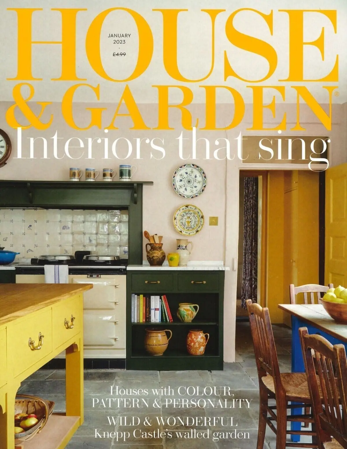 House &amp; Garden Magazine, Home Décor, Knepp, Botanic Kew Gdn, Travel, Jan. 2023