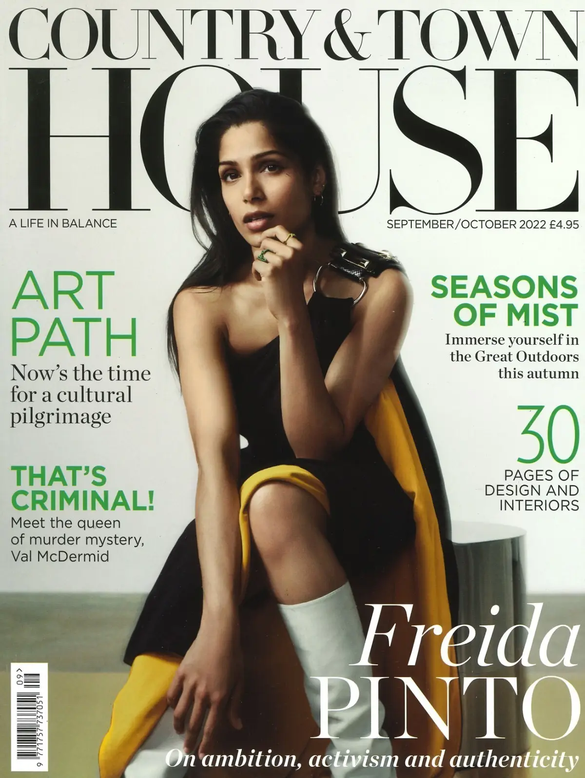 Country &amp; Town House Magazine, Freida Pinto, Val McDermid, Motsi, Sept/Oct 2022