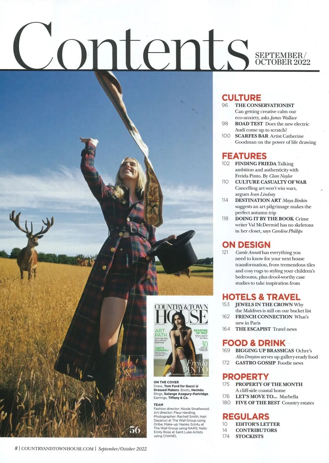 Country & Town House Magazine, Freida Pinto, Val McDermid, Motsi, Sept/Oct 2022 - image 3 | Free standard UK delivery included | Discount Quality Products