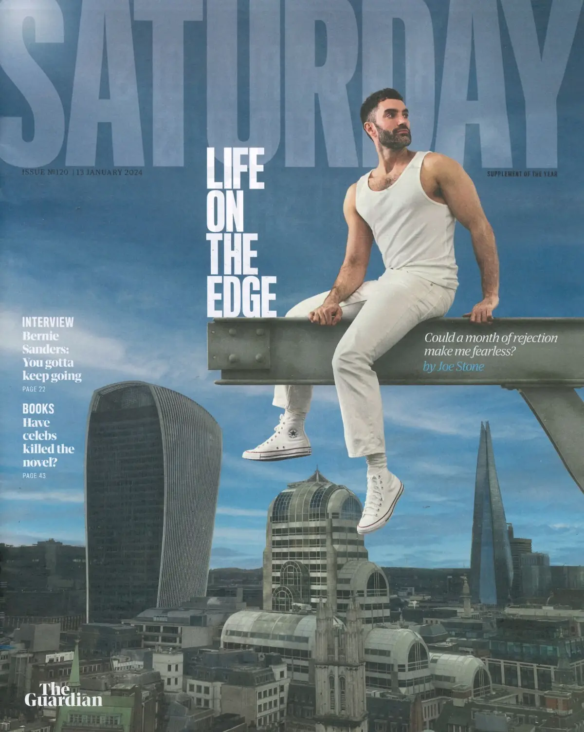 Guardian Saturday Magazine: Bernie Sanders, Jason Donovan, M. Shinoda, 13.1.24
