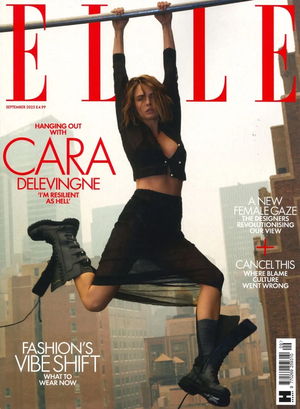 Elle Magazine, Cara Delevingne, Lionesses Alessia Russo, Ella Toone, Sept 2023