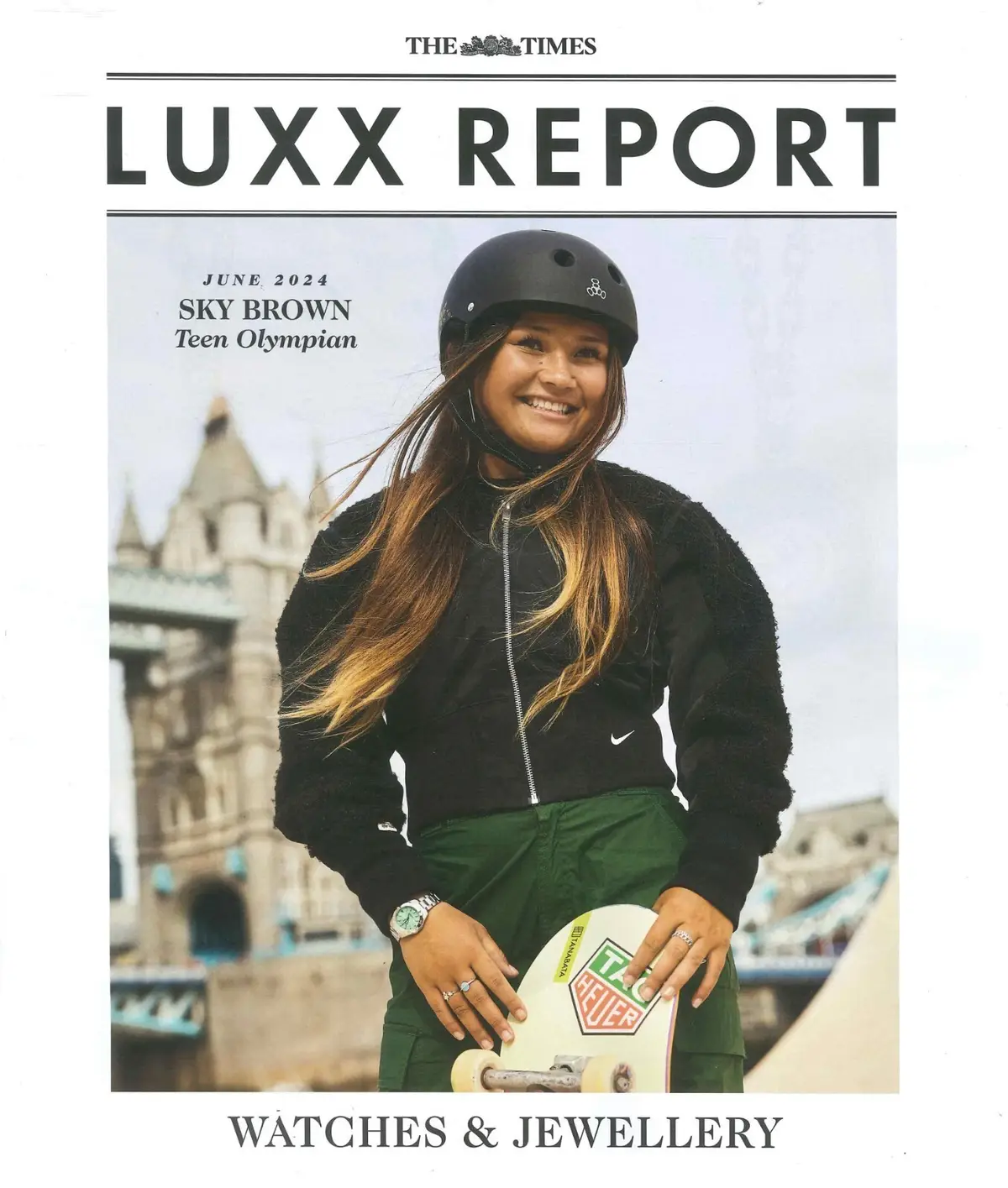 Times Luxx Report Magazine: Olympian Sky Brown, Watches & Jewellery, June 2024 - Free standard UK delivery included | Discount Quality Products