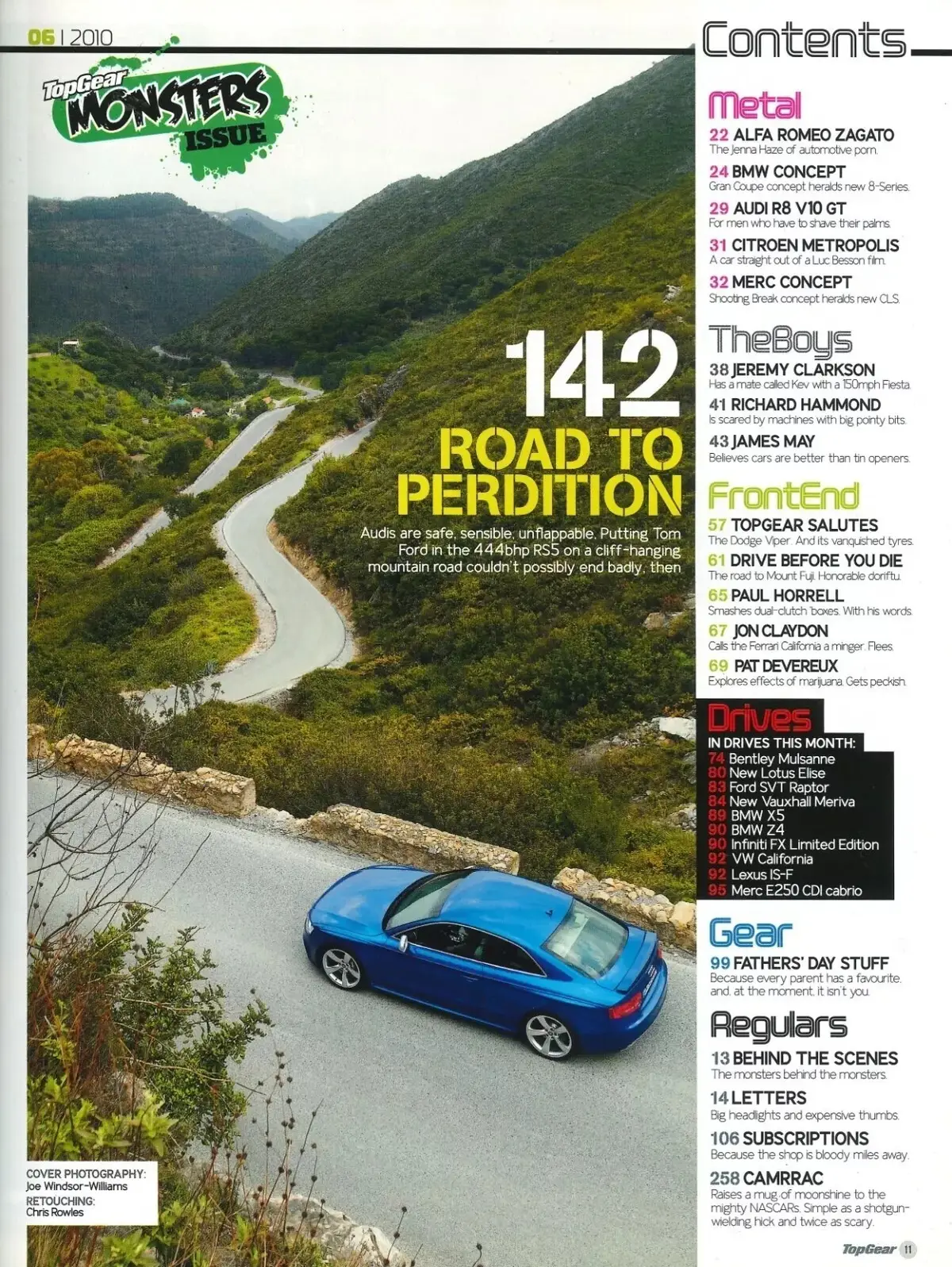 BBC Top Gear Magazine: Issue #205, Ferrari 599, Bugatti Galibier, June 2010 - image 3 | Free standard UK delivery included | Discount Quality Products