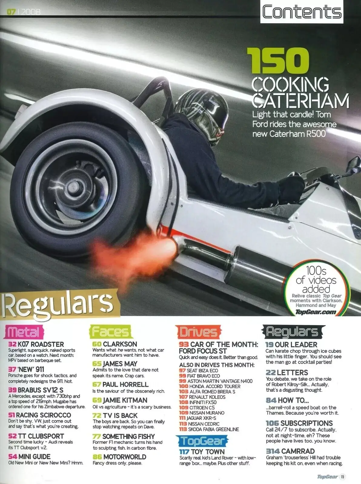 BBC Top Gear Magazine, Issue #180, Bugatti Veyron, Maserati, Lambo, July 2008 - image 3 | Free standard UK delivery included | Discount Quality Products