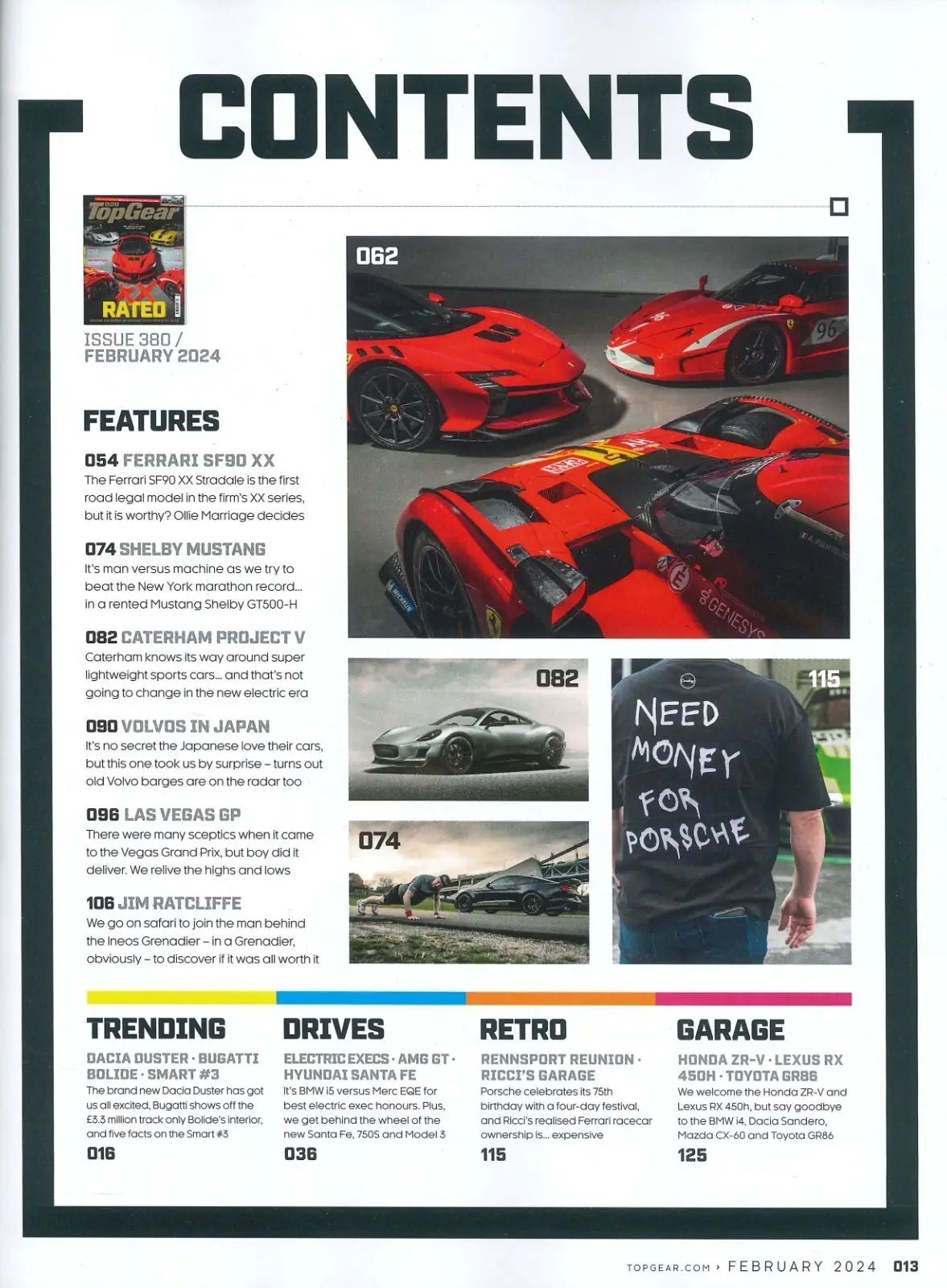 BBC Top Gear Magazine #380, Ferrari SF90 XX, Mustang, F1 Las Vegas, Feb 2024 - image 2 | Free standard UK delivery included | Discount Quality Products