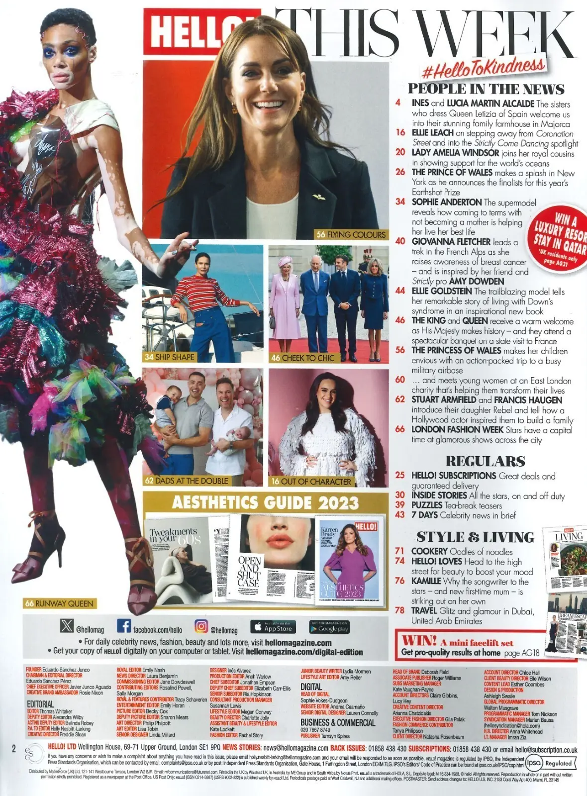HELLO! Magazine: King Charles in France, Princess Kate, Prince William, 2.10.23 - image 2 | Free standard UK delivery included | Discount Quality Products