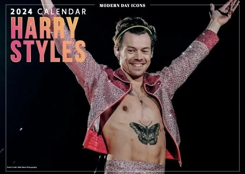 Harry Styles Annual Review Magazine: 2024 Calendar, Cards, Stickers, Posters - image 2 | Free standard UK delivery included | Discount Quality Products