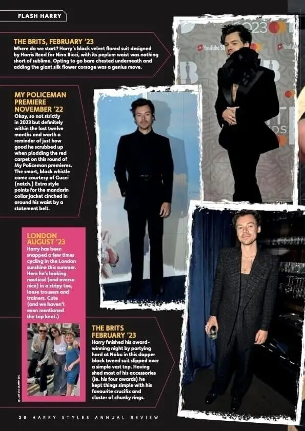 Harry Styles Annual Review Magazine: 2024 Calendar, Cards, Stickers, Posters - image 7 | Free standard UK delivery included | Discount Quality Products