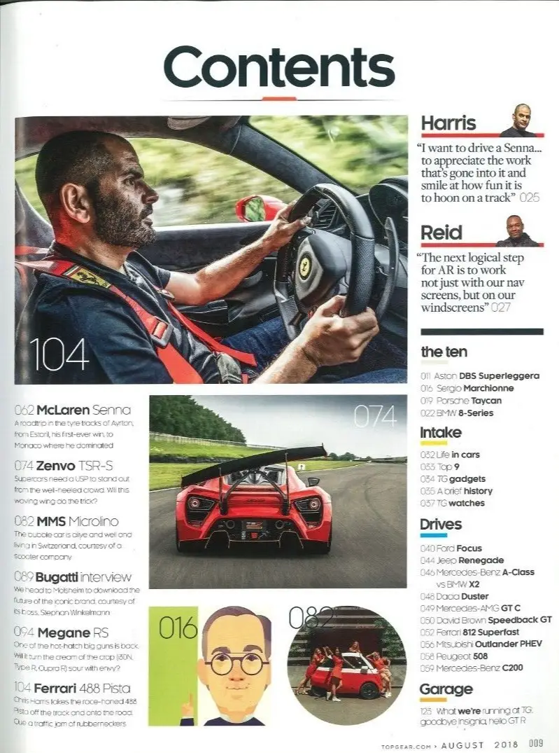 BBC Top Gear Magazine: Issue #311, BMW 8, Bugatti, Ferrari 488 Pista, Aug 2018 - image 2 | Free standard UK delivery included | Discount Quality Products