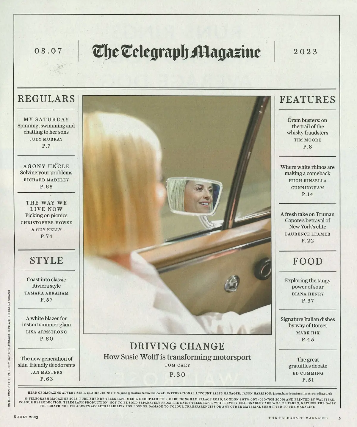 Telegraph Magazine, Whisky Forgers Hunt, Truman Capote, Richard Madeley, 8.7.23 - image 2 | Free standard UK delivery included | Discount Quality Products