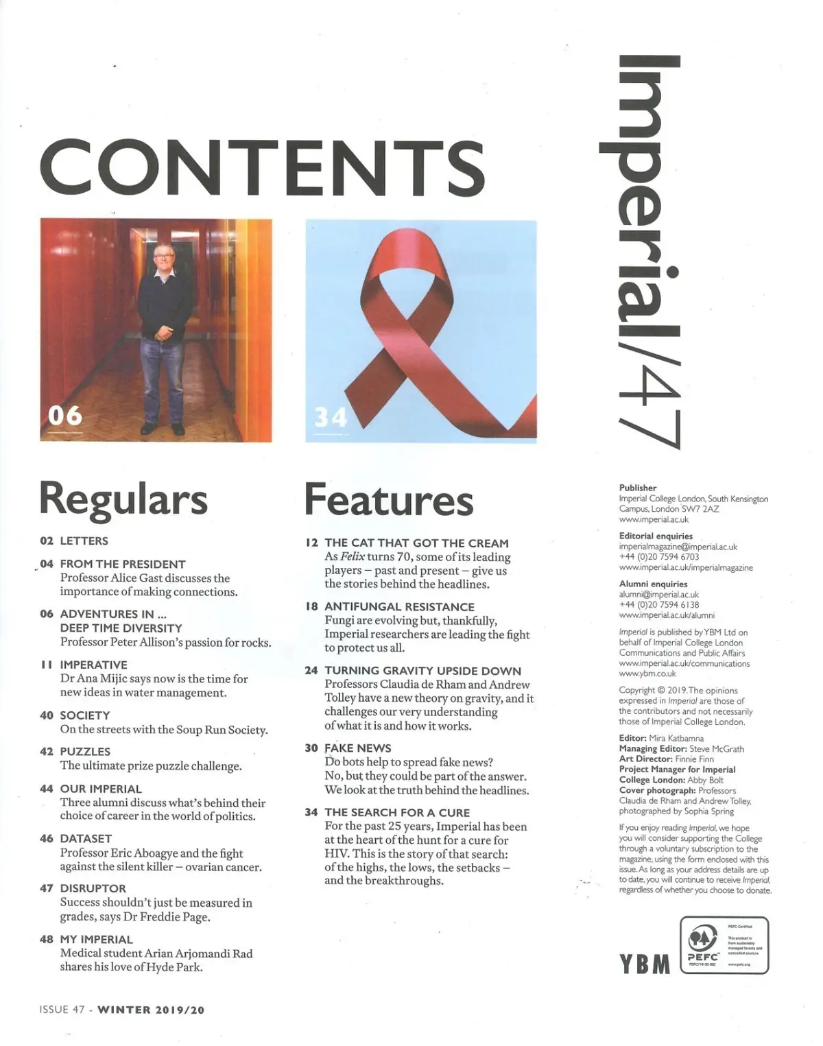Imperial College London Magazine: Science, University, Education, Winter 2019/20 - image 2 | Free standard UK delivery included | Discount Quality Products