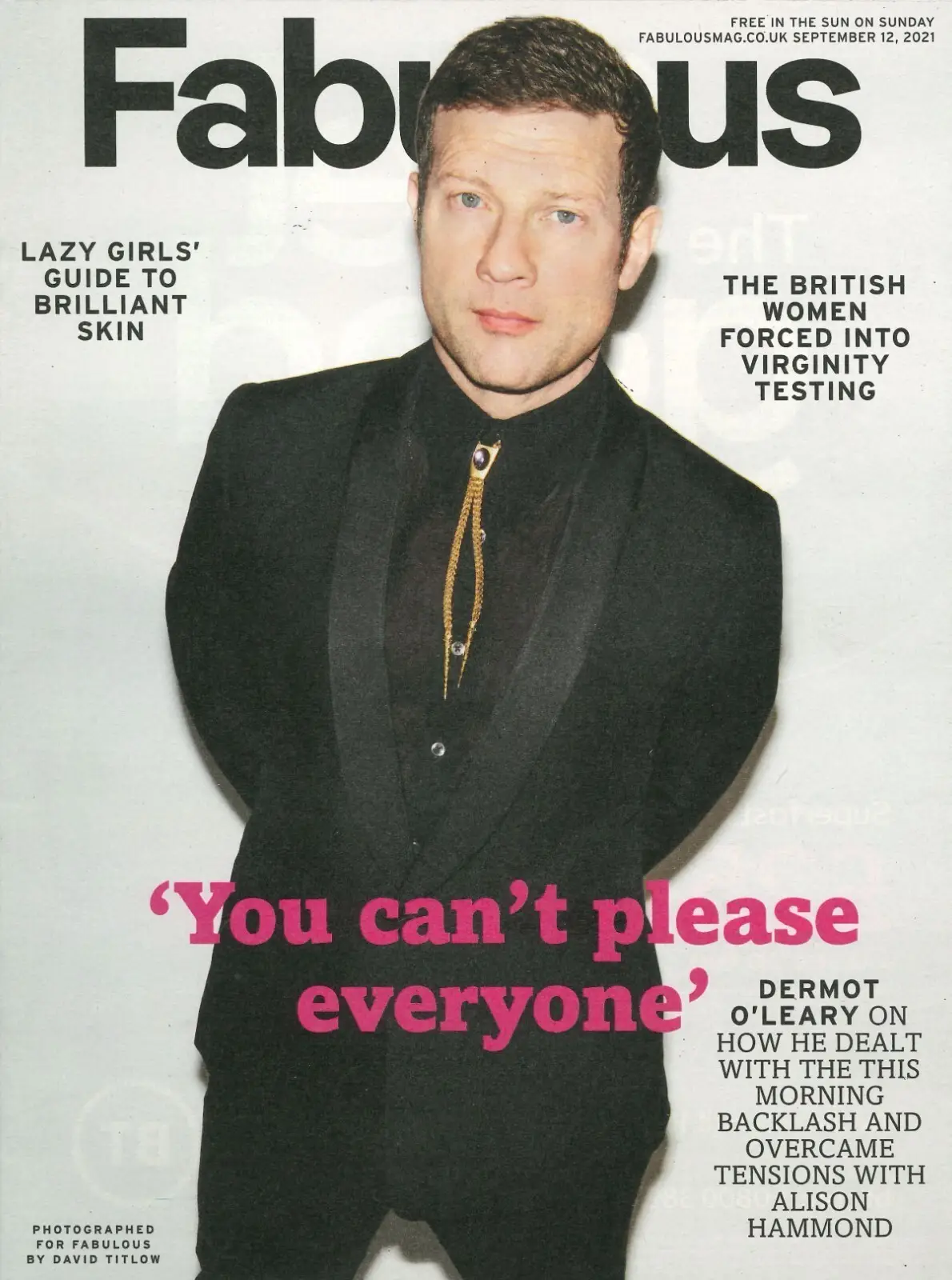 Fabulous Magazine: Dermot O'Leary, Helen Glover, Katie Piper, Fashion 12.9.21