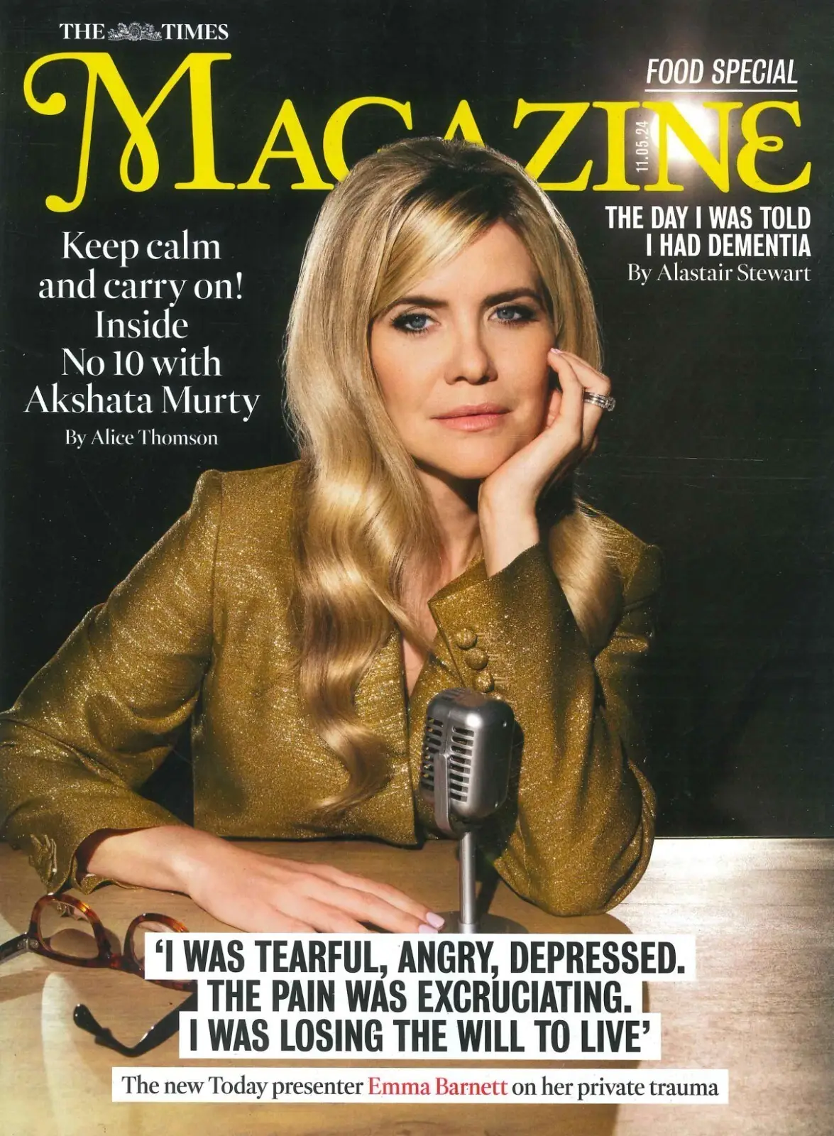 Times Magazine Emma Barnett, David Beckham, Gary Neville, Akshata Murty, 11.5.24 - Free standard UK delivery included | Discount Quality Products