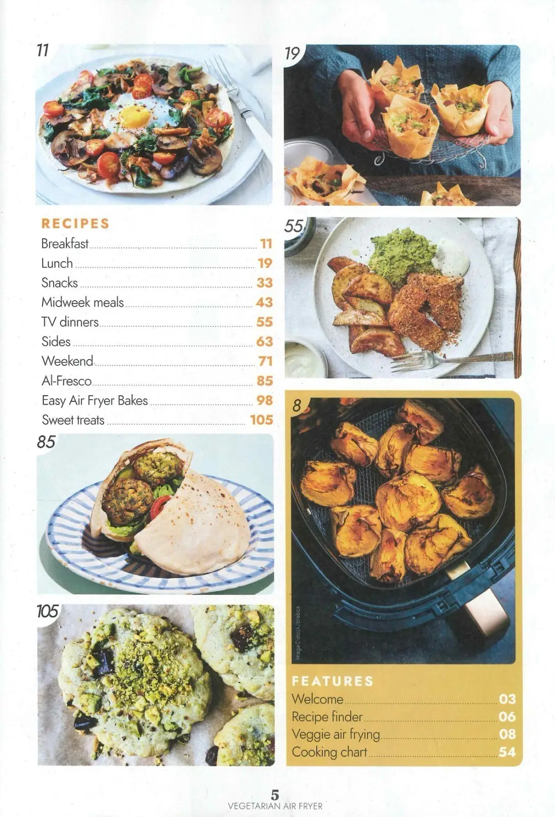 Vegetarian Air Fryer Magazine: 75 Dishes, Vegan Recipes, Issue 1, Summer 2024 - image 2 | Free standard UK delivery included | Discount Quality Products