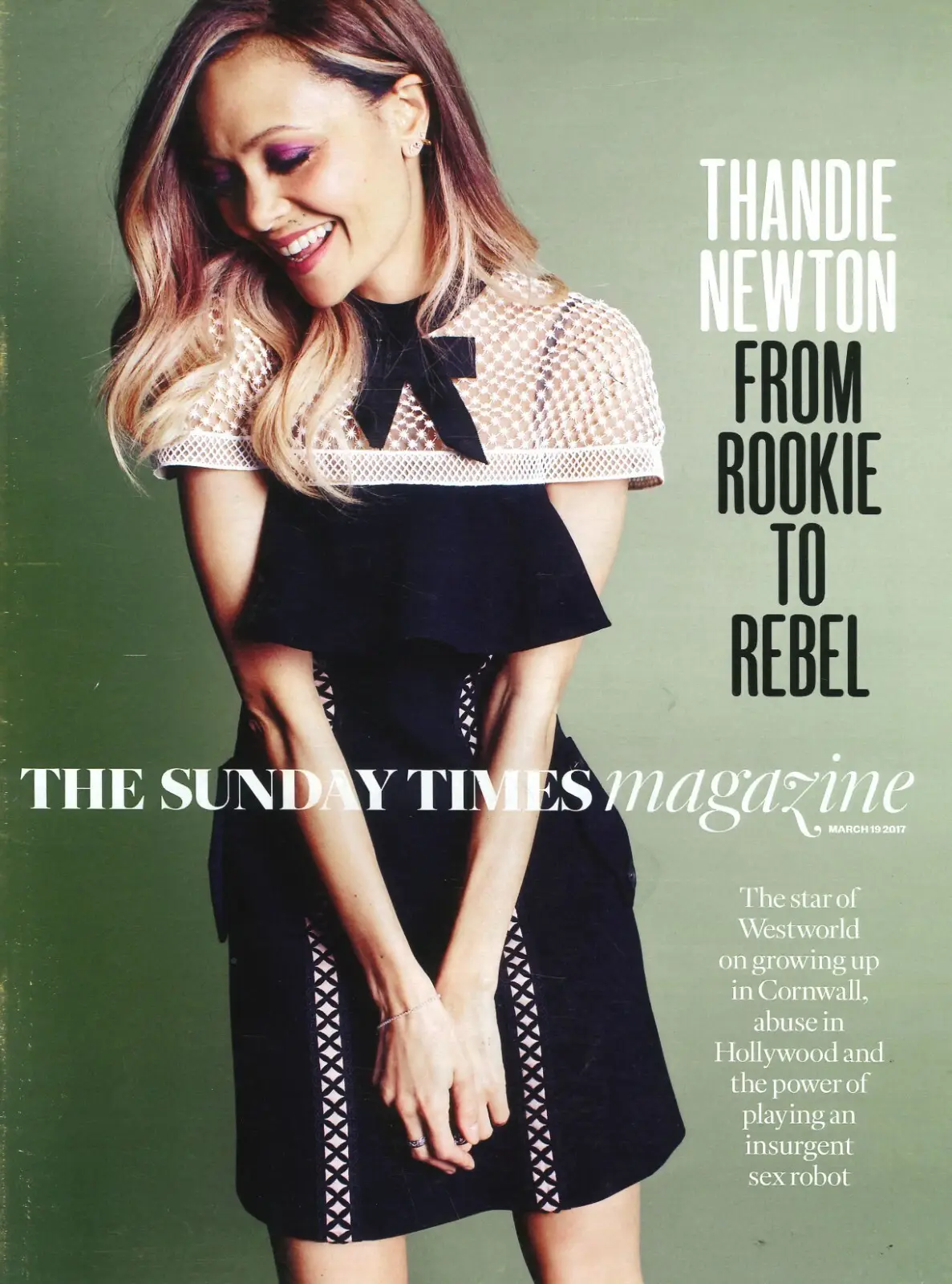Sunday Times Magazine: Thandie Newton, Andy Burnham, Tony Bennett, 19.3.17 - Free standard UK delivery included | Discount Quality Products