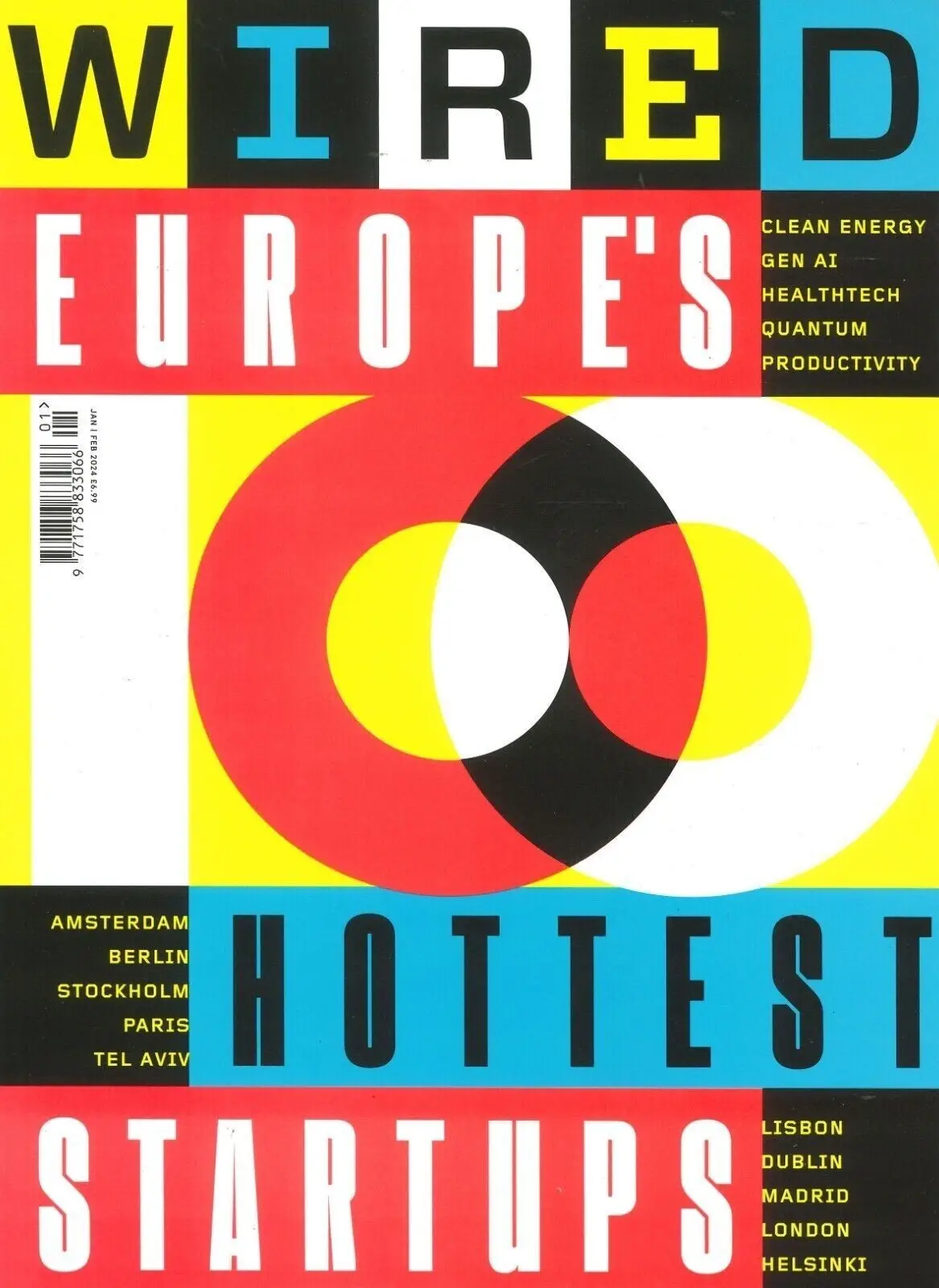 Wired Magazine Europes 100 Hottest Startups, Google CEO Pichai, AI, Jan/Feb 2024 - Free standard UK delivery included | Discount Quality Products