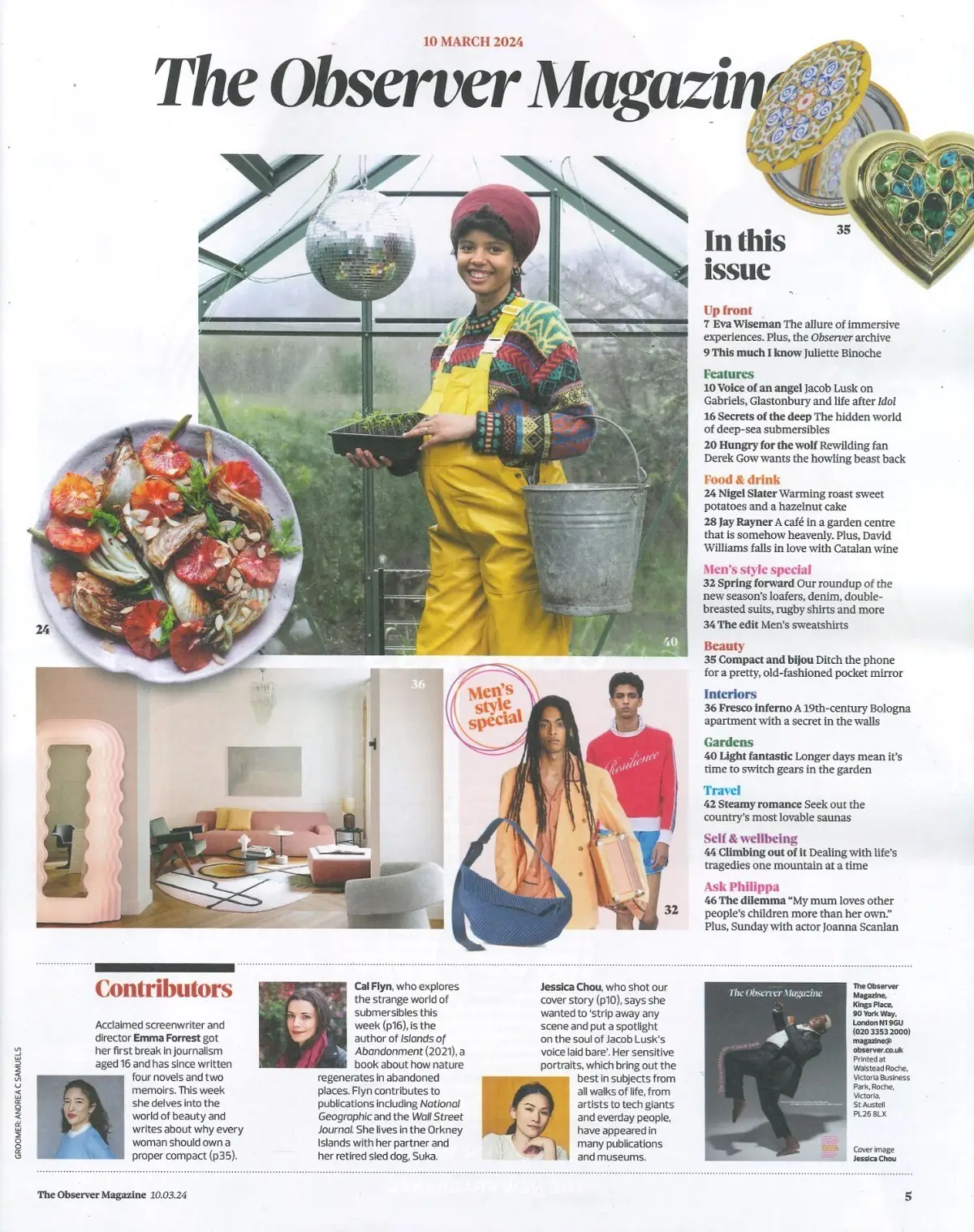 Observer Magazine: Jacob Lusk, Juliette Binoche, Joanna Scanlan, Fashion 10.3.24 - image 2 | Free standard UK delivery included | Discount Quality Products