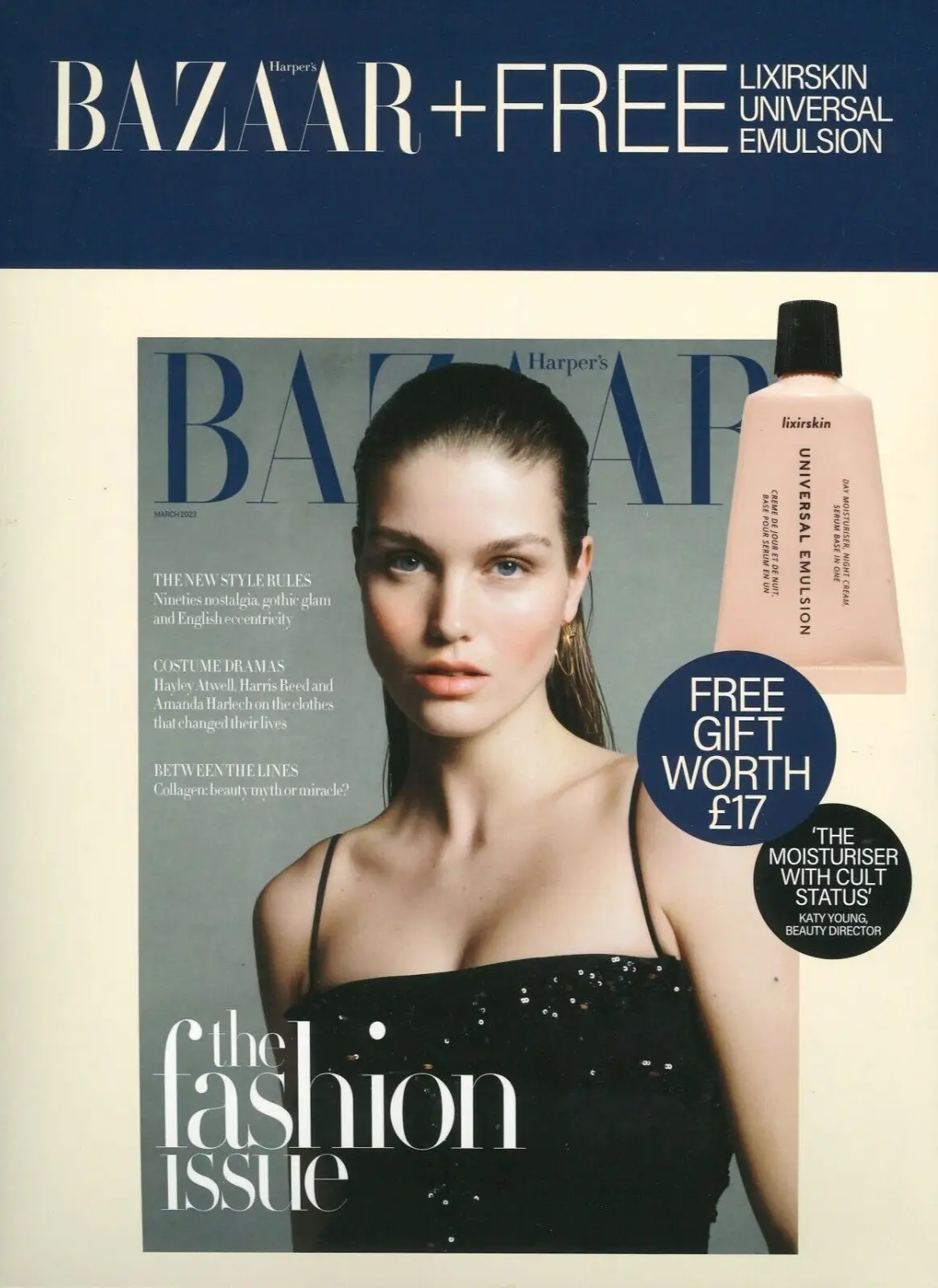 Harper's Bazaar Magazine &amp; Free Gift, Hayley Atwell, Amanda Harlech, March 2023