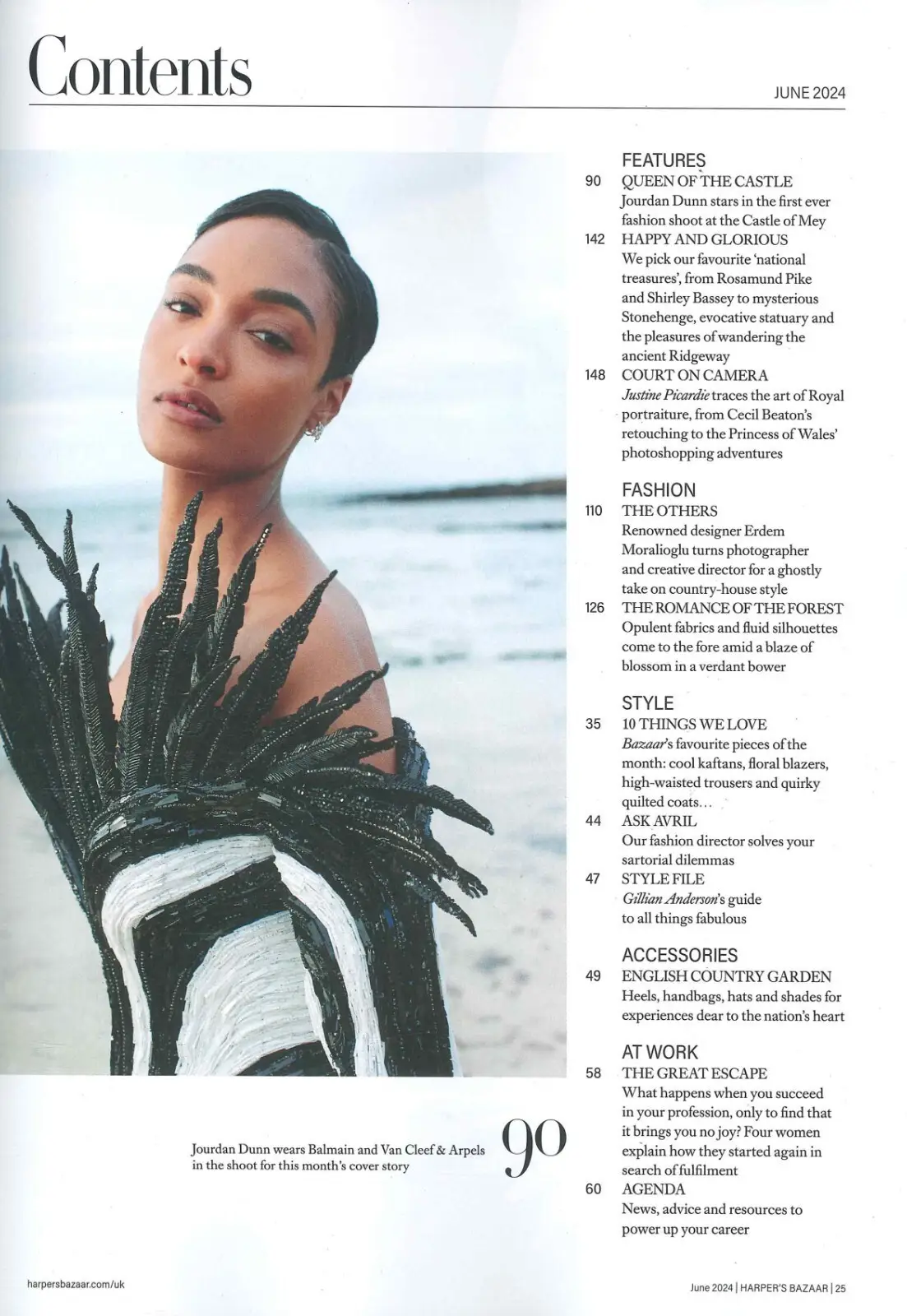 Harper's Bazaar Magazine: Jourdan Dunn, Rosamund Pike, Shirley Bassey, June 2024 - image 2 | Free standard UK delivery included | Discount Quality Products
