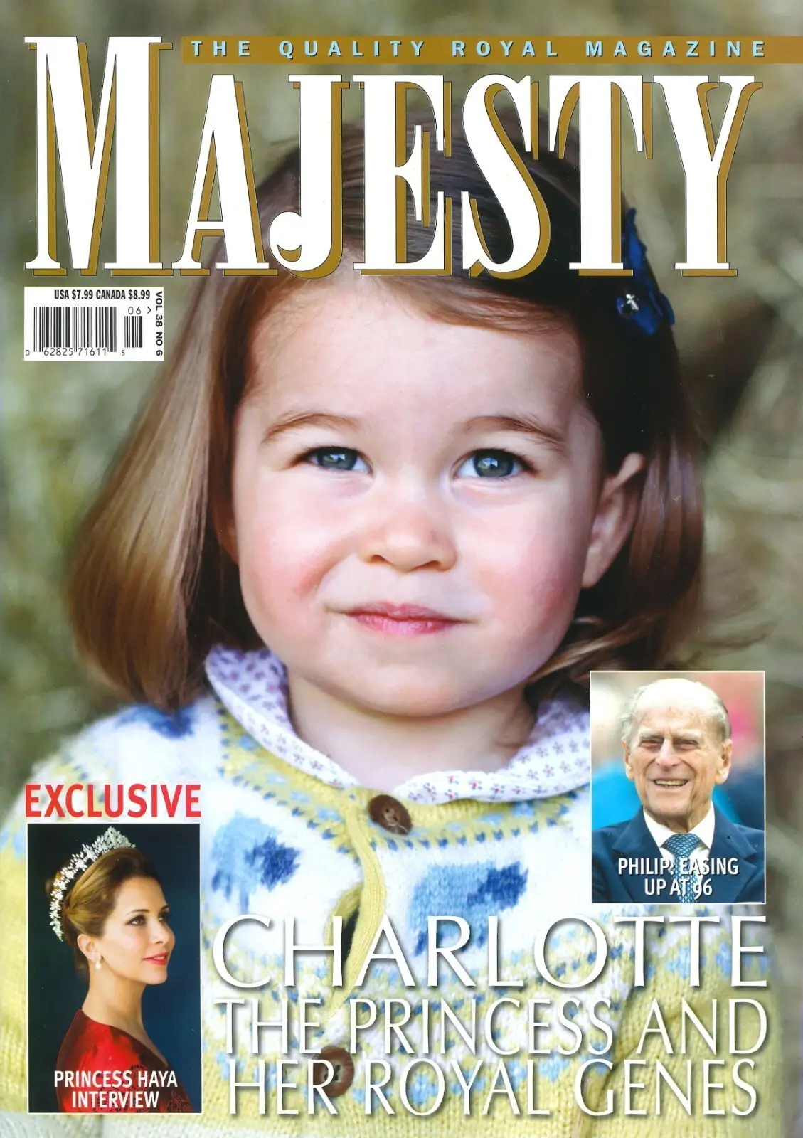 Majesty Magazine, Princess Charlotte, Kate Middleton, Queen Elizabeth, June 2017