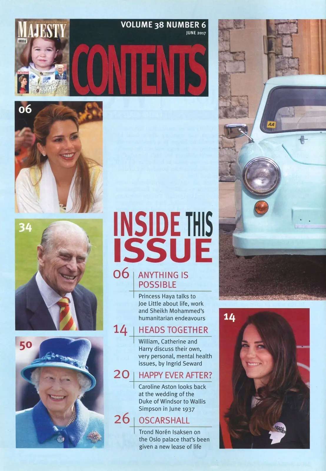Majesty Magazine, Princess Charlotte, Kate Middleton, Queen Elizabeth, June 2017 - image 2 | Free standard UK delivery included | Discount Quality Products