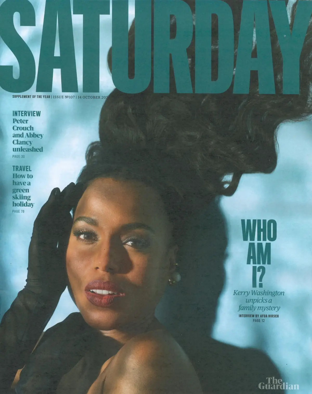 Guardian Saturday Magazine: Kerry Washington, Lemn Sissay, Fashion, 14.10.23