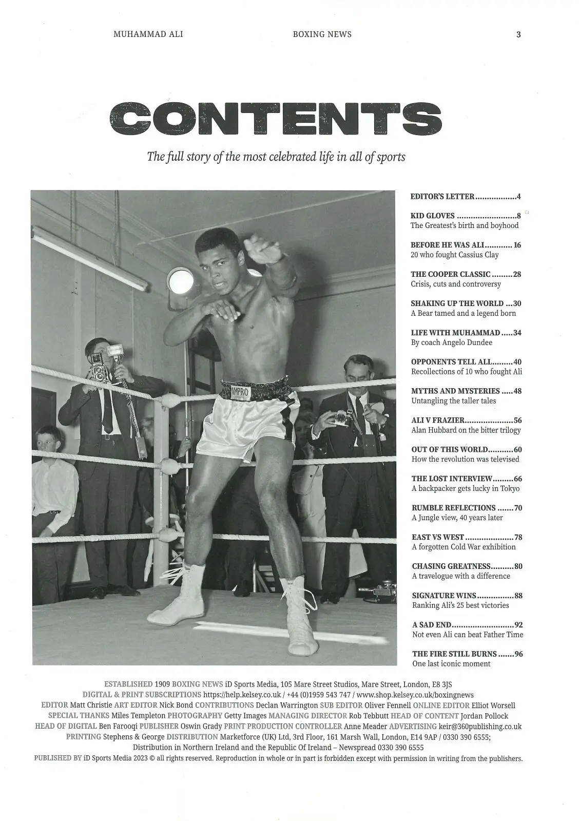 Boxing News Magazine Special Collectors Edition, Md. Ali, Angelo Dundee, 2023 - image 2 | Free standard UK delivery included | Discount Quality Products