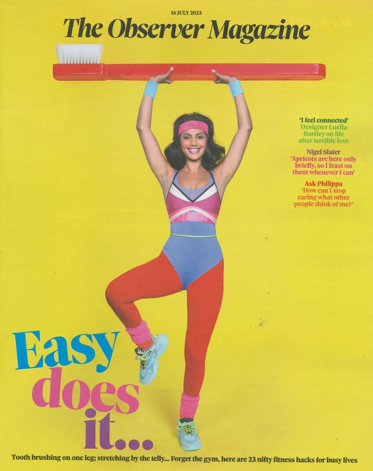 Observer Magazine, Nick Mohammed, Jameela, Nigel Slater, Luella Bartley, 16.7.23