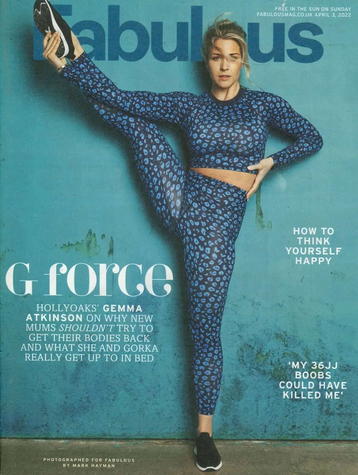 Fabulous Magazine: Gemma Atkinson, Clodagh McKenna, Cheryl Grimmer, 3.4.22