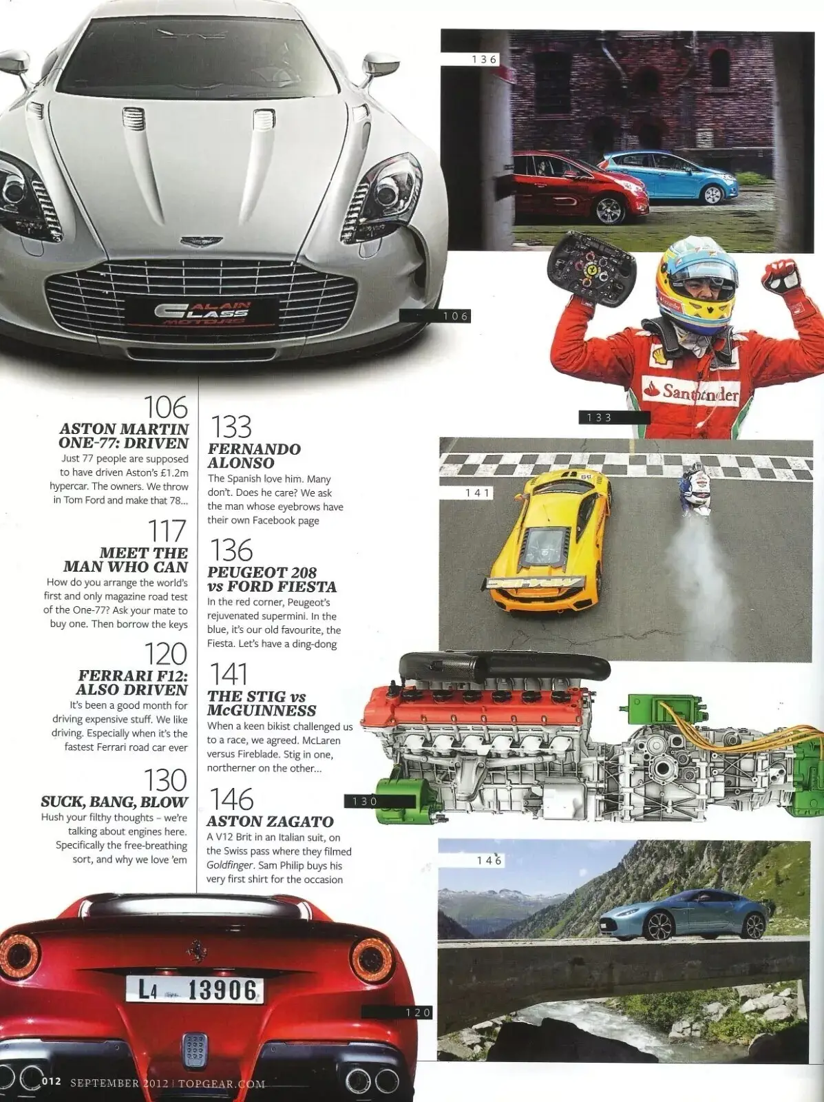 BBC Top Gear Magazine: Issue #234, Ferrari F12, BMW X6, Sept 2012 (Slight Wear) - image 3 | Free standard UK delivery included | Discount Quality Products